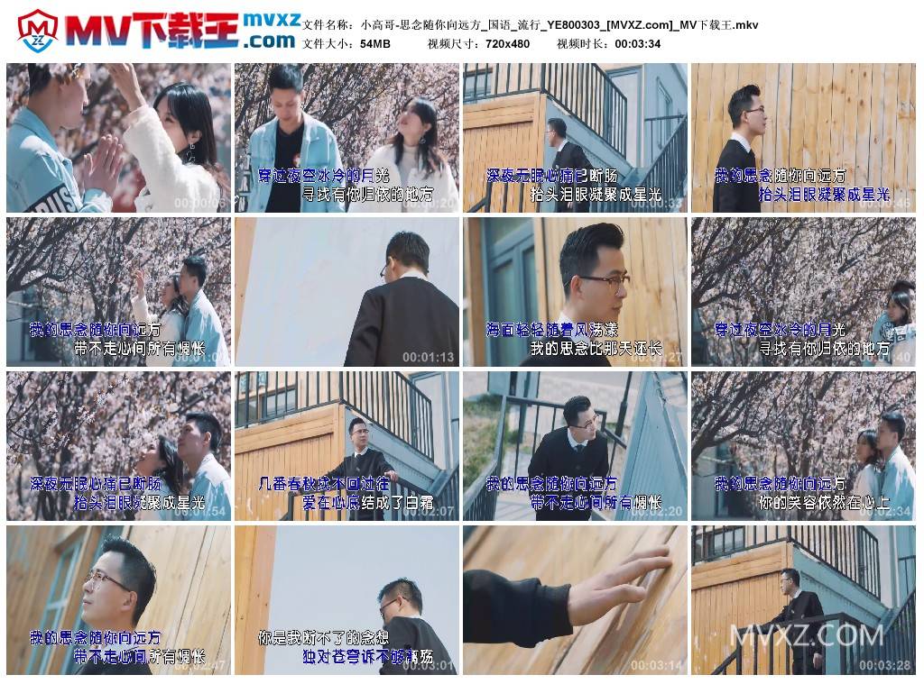 小高哥-思念随你向远方_国语_流行_YE800303